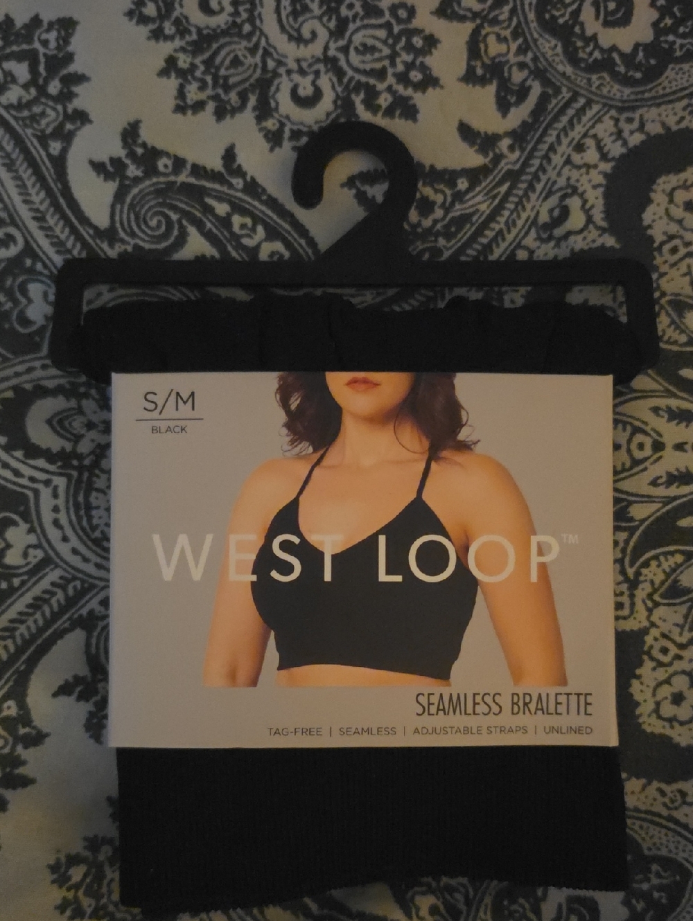 West Loop Black Seamless Bralette